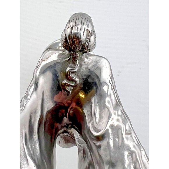 Vtg Rolls Royce Hood Ornament Spirit Of Ecstasy Phantom II Emblem Silver Lady - Picture 7 of 11